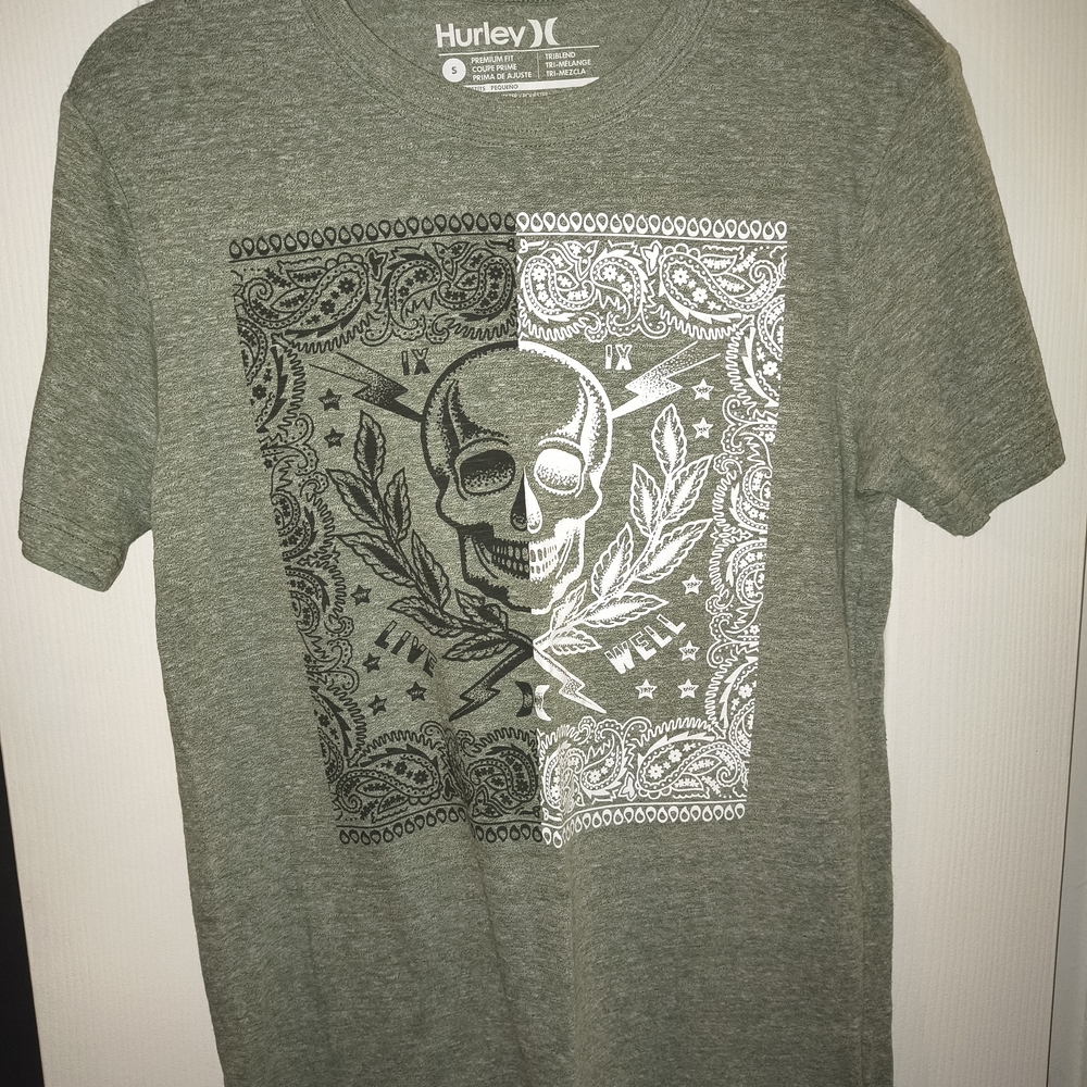 Hurley Gray Graphic T-Shirt